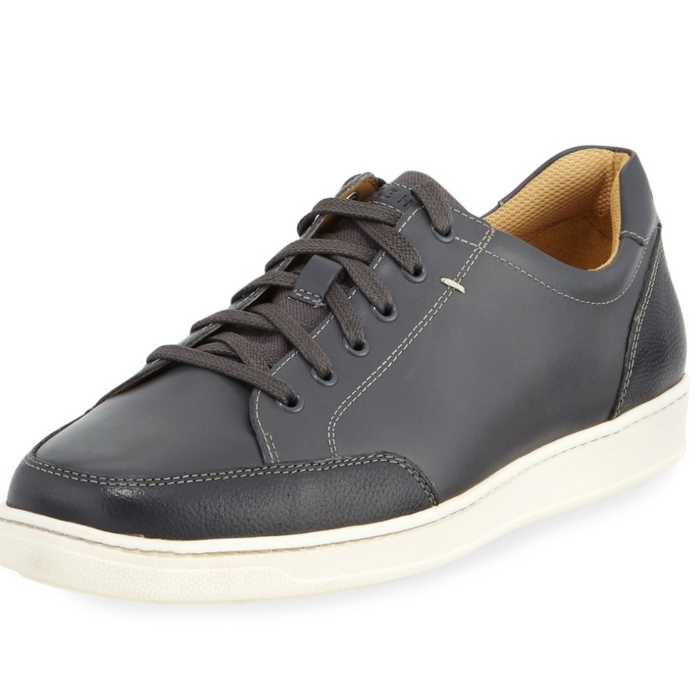 Cole Haan Sagan II Leather Sneakers Gray